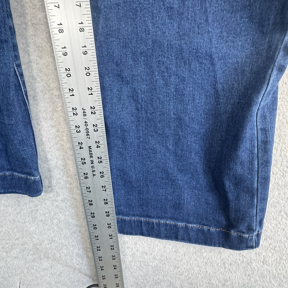 LC Lauren Conrad Super High Rise Wide Leg Jeans Women's 8 Patch Pocket Denim - Picture 6 of 10